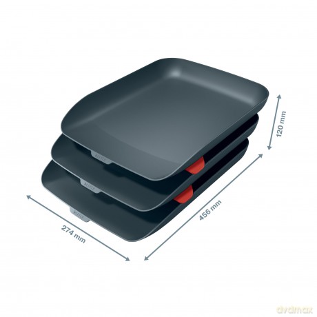 Leitz - Cosy Letter Tray Set - Grey
