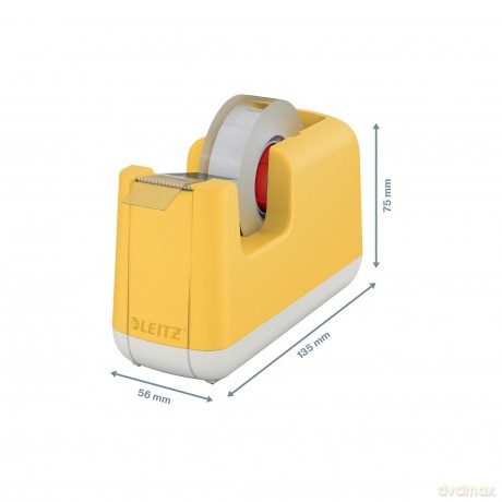 Leitz - Cosy Tape Dispenser including Tape - Yellow