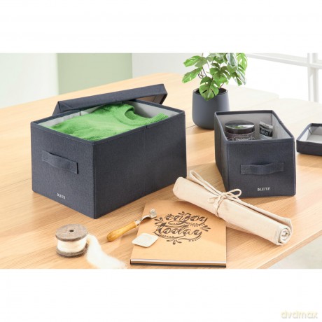 Leitz - Fabric Storage Box 2 Pieces - Grey