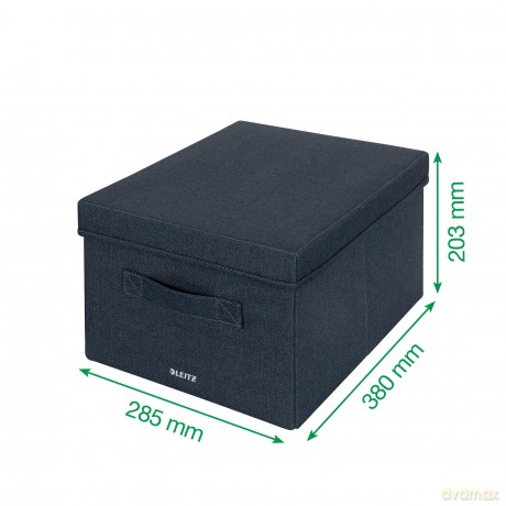 Leitz - Fabric Storage Box 2 Pieces - Grey