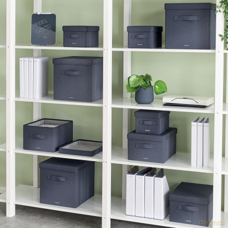 Leitz - Fabric Storage Box 2 Pieces - Grey