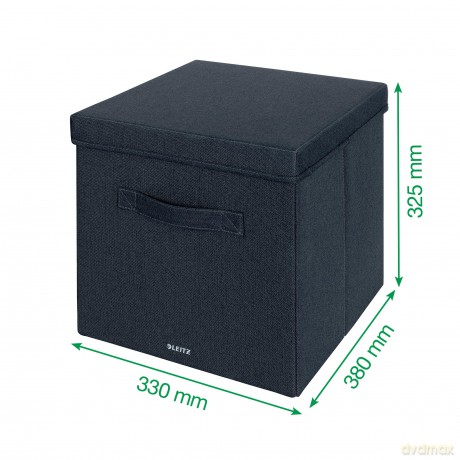 Leitz - Fabric Storage Box 2 Pieces - Grey