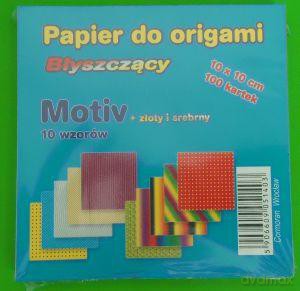 Papier Do Origami Błyszczący 14 X 14 Cm [SZKOŁA]