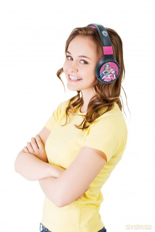 Lexibook - 2 in 1 Bluetooth foldable Monster High Headphones (HPBT010MH)