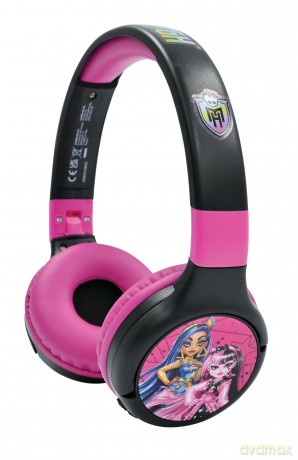 Lexibook - 2 in 1 Bluetooth foldable Monster High Headphones (HPBT010MH)