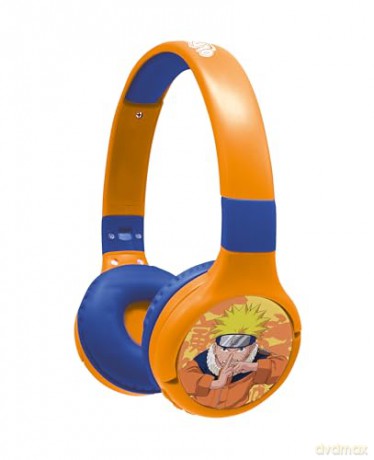 Lexibook - 2 in 1 foldable Naruto Design Headphones (HPBT010NA)