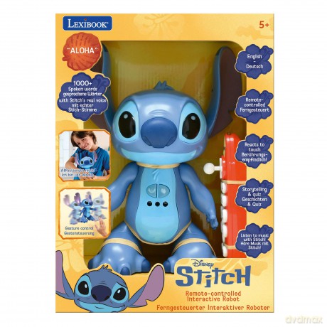 Lexibook - Interactive remote-controlled Stitch w. Real Voice (EN/DE) (STITCHi3)