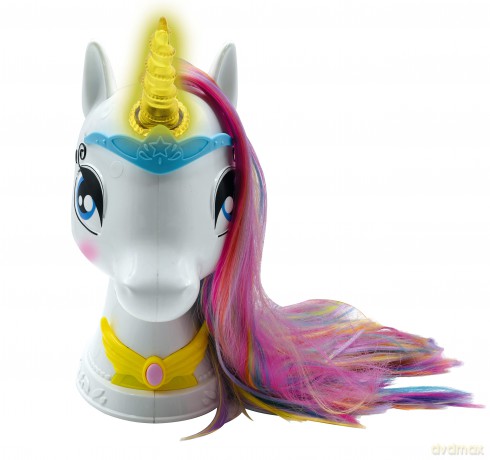Lexibook - My Magic Interactive Unicorn Styling Head (SHUNI)