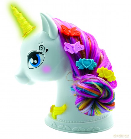 Lexibook - My Magic Interactive Unicorn Styling Head (SHUNI)