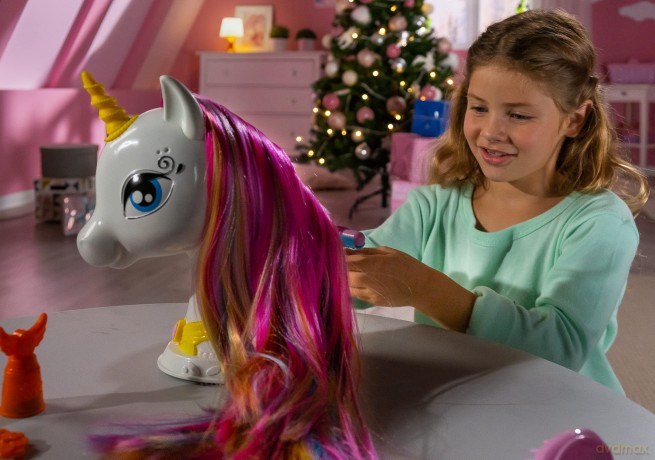 Lexibook - My Magic Interactive Unicorn Styling Head (SHUNI)