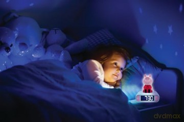 Lexibook - Peppa Pig Nighlight Alarm Clock with sounds (RL800PP)
