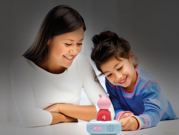Lexibook - Peppa Pig Nighlight Alarm Clock with sounds (RL800PP)