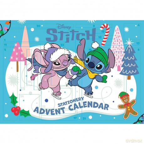 LILO & STITCH papierniczy kalendarz adwentowy 2025
