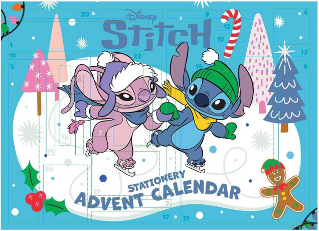 LILO & STITCH papierniczy kalendarz adwentowy 2025