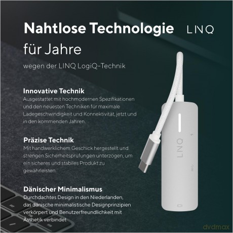LINQ - 3in1 140W USB-C Multiport Hub