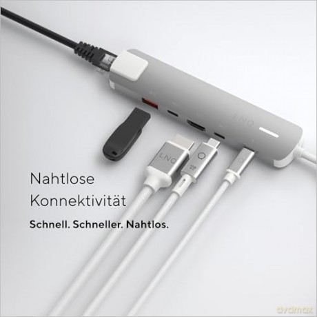 LINQ - 6in1 PRO 140W USB-C Multiport Hub