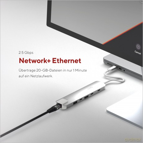 LINQ - 6in1 PRO 140W USB-C Multiport Hub