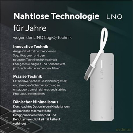 LINQ - 8in1 PRO 140W USB-C Multiport Hub