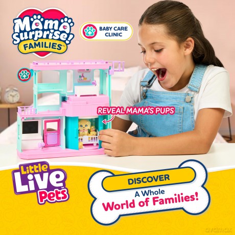 Little Live Pets - Mama Surprise Families Baby Clinic (26673)