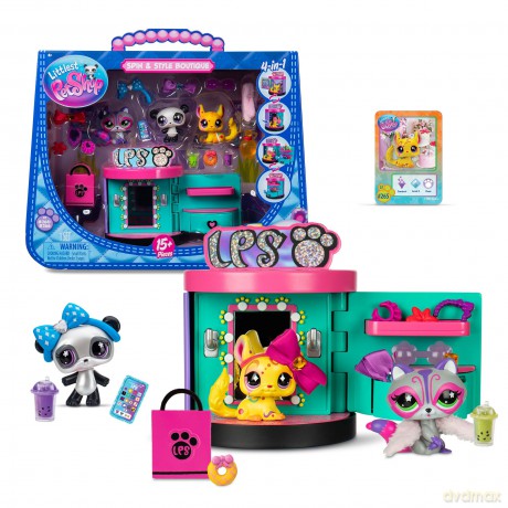 Littlest Pet Shop Zestaw Stylowy Butik Spin and Style Boutique (722)
