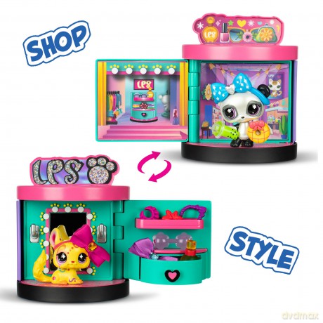 Littlest Pet Shop Zestaw Stylowy Butik Spin and Style Boutique (722)