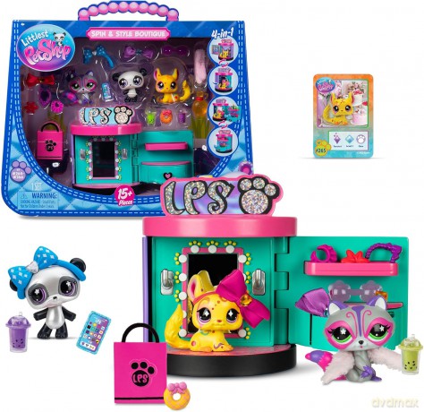 Littlest Pet Shop Zestaw Stylowy Butik Spin and Style Boutique (722)
