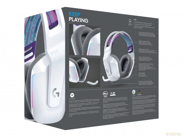 Logitech - G733 LIGHTSPEED Headset - LILAC - 2.4GHZ