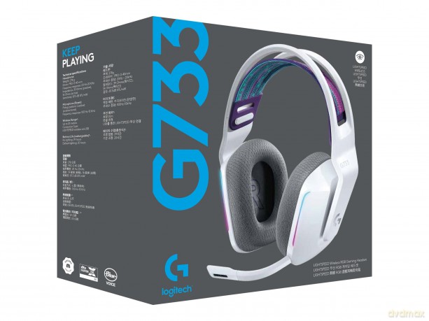 Logitech - G733 LIGHTSPEED Headset - LILAC - 2.4GHZ