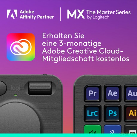 Logitech - MX Creative Console - Graphite