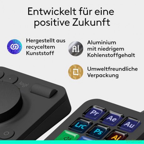 Logitech - MX Creative Console - Graphite