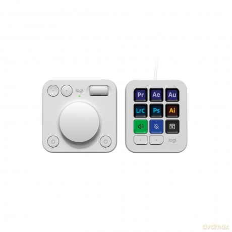 Logitech - MX Creative Console - Pale Grey