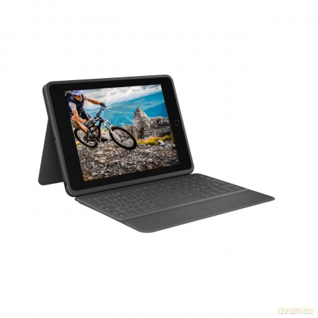 Logitech - Rugged Folio 10th gen - Nordic - Oxford Grey