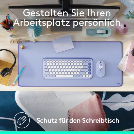Logitech - Studio Series Desk Mat - Lilac