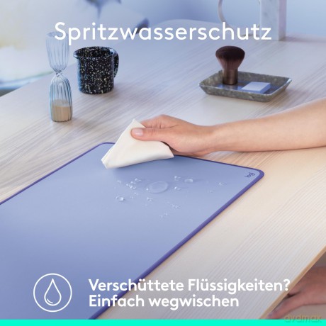 Logitech - Studio Series Desk Mat - Lilac