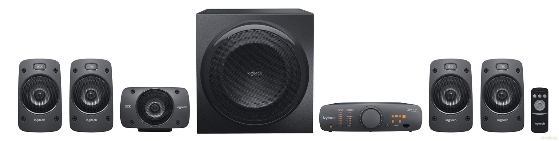 Logitech - Z906 5.1 Surround Sound Speakers