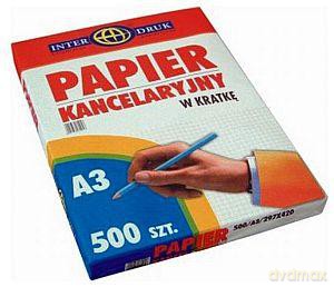 Papier Kancelaryjny W Kratkę A3/500 Arkuszy [SZKOŁA]