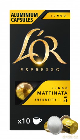 L'OR Capsules - Lungo Mattinata - Coffee Capsules - 10 pcs