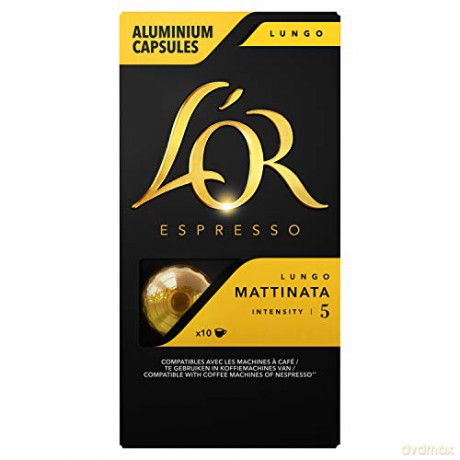 L'OR Capsules - Lungo Mattinata - Coffee Capsules - 10 pcs