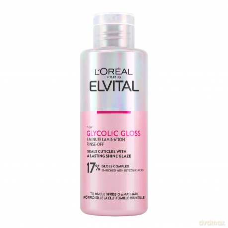 L'Oreal - Paris Elvital Glycolic Gloss rinse-off treatment for normal hair - 200 ml