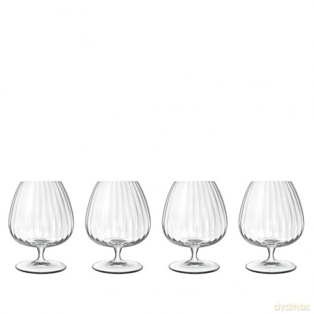 Luigi Bormioli - Optica Cognac glass 46,5 cl, 4 pcs.