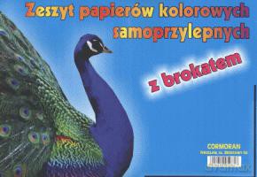 Papier Kolorowy A4 Samoprzylepny Brokatowy [SZKOŁA]