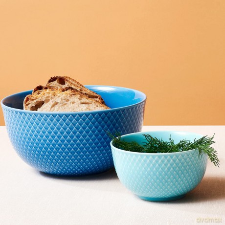 Lyngby Porcelan - Rhombe Color Bowl 11 cm - Turquoise