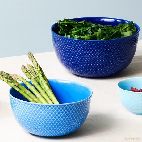 Lyngby Porcelan - Rhombe Color Bowl 11 cm - Turquoise