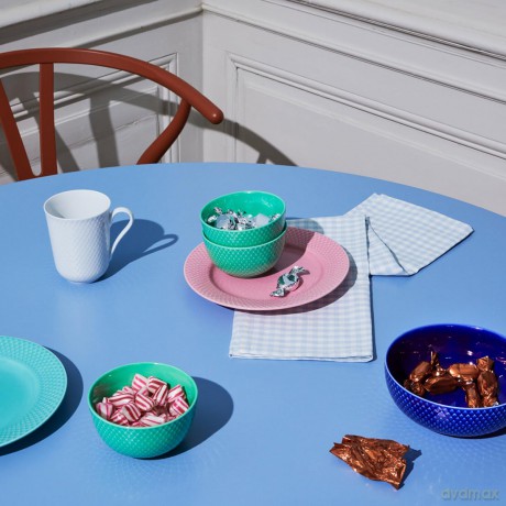 Lyngby Porcelan - Rhombe Color Bowl 15.5 cm - Dark Blue