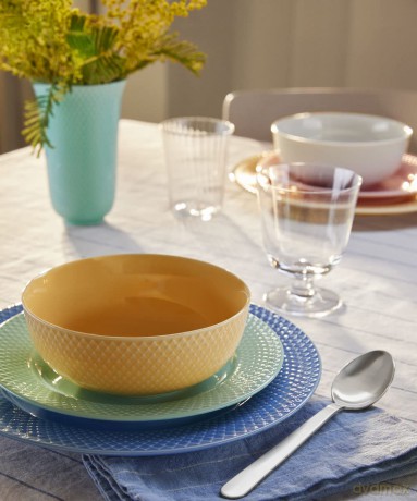 Lyngby Porcelan - Rhombe Color Bowl 15.5 cm - Sand