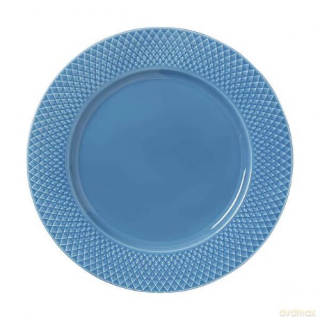 Lyngby Porcelan - Rhombe Color Dinner Plate 27 cm - Blue