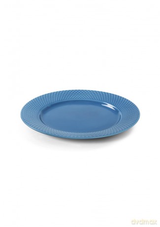 Lyngby Porcelan - Rhombe Color Dinner Plate 27 cm - Blue