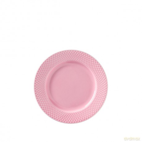 Lyngby Porcelan - Rhombe Color Lunch Plate 21 cm - Rosa