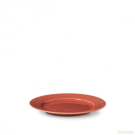 Lyngby Porcelan - Rhombe Color Lunch Plate 23 cm - Terracotta