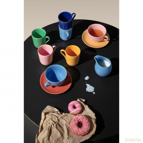 Lyngby Porcelan - Rhombe Color Milk Jug 39 cl - Blue